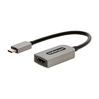 USB C till HDMI-adapter - 4K 60 Hz video, HDR10 - USB-C till HDMI 2.0b adapterdongel - USB Type-C DP alt-läge till HDMI-monitor/skärm/TV - USB C till HDMI-konverterare
