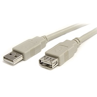 7 ft USB 2.0 Extension Cable A to A - M/F