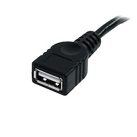 Black USB 2.0 Extension Cable A to A - M/F