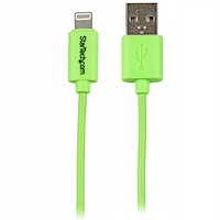1 m groene Apple 8-polige Lightning-connector-naar-USB-kabel voor iPhone / iPod / iPad