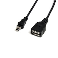 Mini USB 2.0 Cable - USB-A to Mini B - F/M
