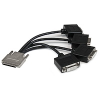 VHDCI to Quad DVI Splitter Breakout Cable - VHDCI (M) to 4x DVI-D (F)