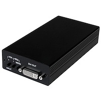 Adaptador Conversor de S-Video - Vídeo Compuesto y por Componentes RCA a DVI-D