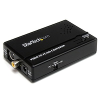 Adaptador Conversor de S-Video - Video Compuesto y por Componentes  RCA a VGA