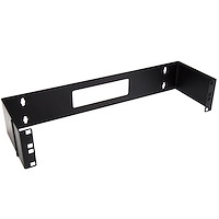 2U 19in Hinged Wall Mount Bracket for Patch Panels