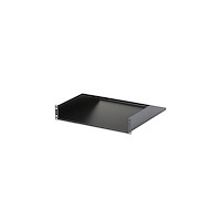 Add a high-capacity fixed shelf into almost any server rack or cabinet