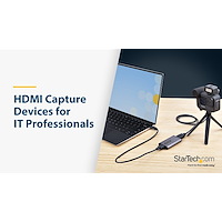 HDMIビデオと音声をWindowsまたはMacコンピュータに録画するUSB-C対応
